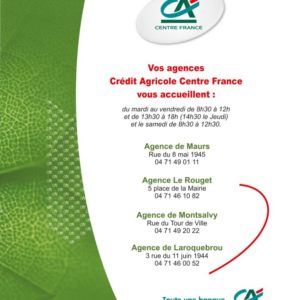 Crédit Agricole – Agence Laroquebrou