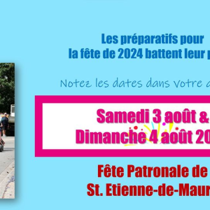 Fête patronale de Saint-Étienne-de-Maurs