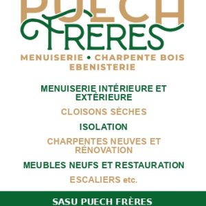 Puech Frères – Menuiserie, charpente bois et ébénisterie