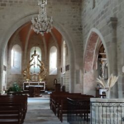 Intérieur de l'église de Rouffiac