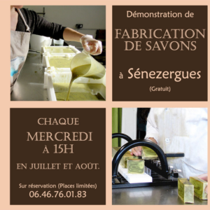 Démonstration de fabrication de savon à la Savonnerie des Adrets