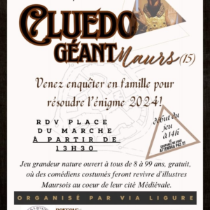 Cluedo géant à Maurs