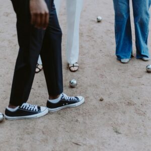 Concours de pétanque à Quézac