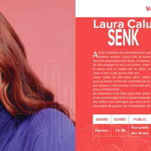 Spectacle de Laura Calu « Senk »