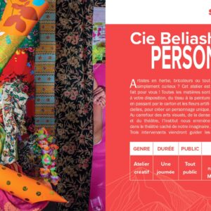 Atelier créatif avec la Cie Beliashe « Personae »