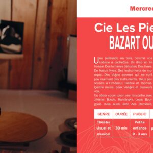 Théâtre avec la Cie Les Pieds Bleus « Bazart ou l’art de quoi ? »