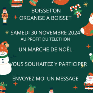 Boisset’on Marché de Noël