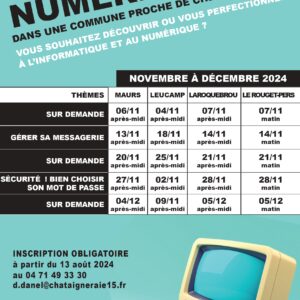 Ateliers numériques