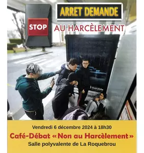 Café-débat « Non au harcèlement »