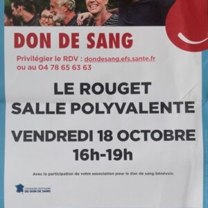 Don du sang au Rouget