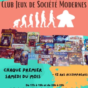 Club jeux de société modernes à Saint-Mamet