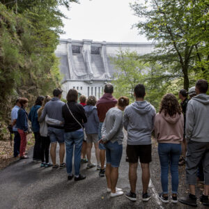 Visite du barrage de Saint-Étienne-Cantalès