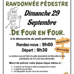 Randonnée pédestre « De Four en Four » à Marcolès