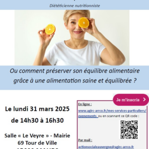 Conférence « Bien dans mon assiette ! »