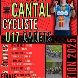 23ème Tour du Cantal Cycliste U17 Cadets