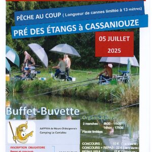 Concours de pêche au coup à Cassaniouze