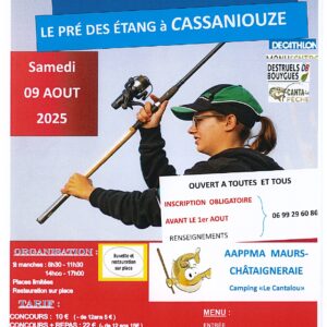 Concours de pêche toutes techniques à Cassaniouze