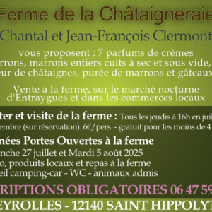 Portes ouvertes à la Ferme de la Châtaigneraie