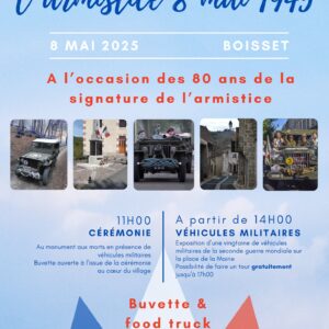 Commémoration de l’armistice 8 Mai 1945