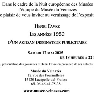 Exposition « Henri Favre, les années 1950 d’un artisan dessinateur publicitaire »