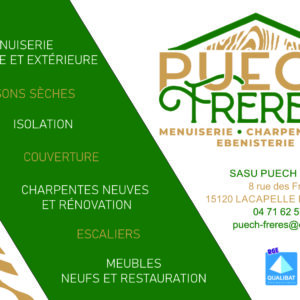 Puech Frères – Menuiserie, charpente bois et ébénisterie