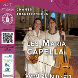 Les Musicales du Pays de Maurs – Duo Les Maria Capella, chant choral et ensemble instrumental