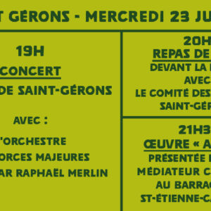 Concert symphonique à Saint-Gérons