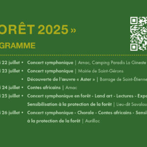 Concert symphonique, land art, lectures, expo photo à Savalaure