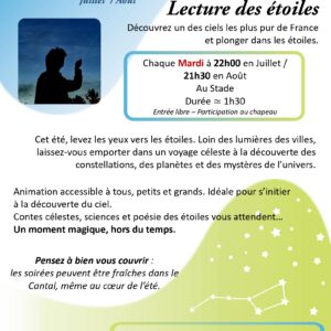 Atelier de lecture des étoiles