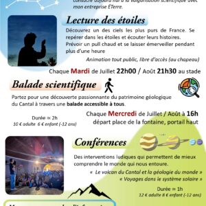 Balade scientifique à la découverte du patrimoine géologique du Cantal