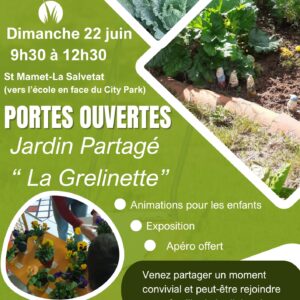 Portes Ouvertes Jardin Partagé « La Grelinette »
