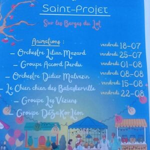 Marché nocturne de Saint-Projet-de-Cassaniouze