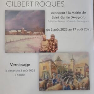 Exposition de Jean Poujade et Gilbert Roques