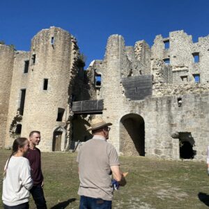 Visite du château de Naucaze