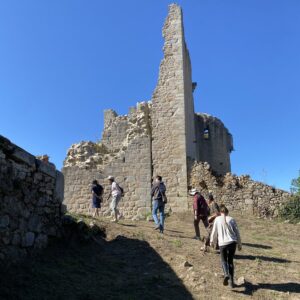 Visite du château de Naucaze