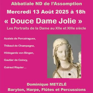 Concert médiéval de l’ensemble Pandore « Douce Dame Jolie »