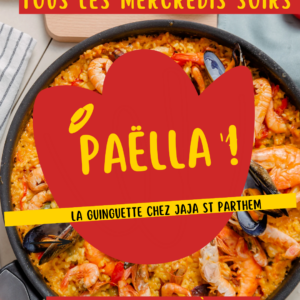 Paëlla à la Guinguette Chez Jaja
