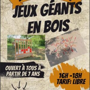 La Plaine de jeux : Jeux Géants en bois