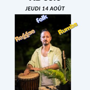 Concert de « KB Solo » à la Guinguette Chez Jaja