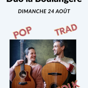 Concert du Duo La Boulangère à la Guinguette Chez Jaja