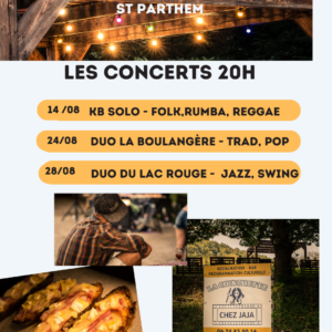 Concert Duo du Lac Rouge à la Guinguette Chez Jaja