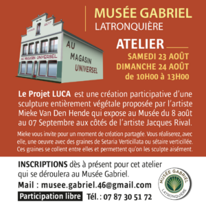 Musée Gabriel – Création participative avec l’artiste Mieke van den Hende