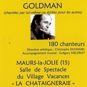 « Les chansons de Jean-Jacques Goldman » par la chorale Chœur et Création