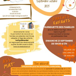 Guinguette des familles du Relais Petite Enfance