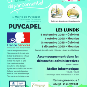 Le Cyberbus du Cantal à Puycapel – Mourjou