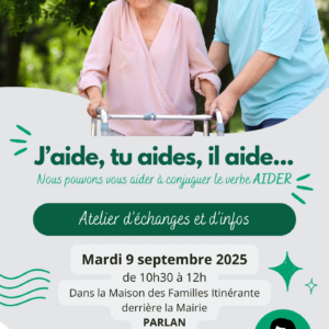 Atelier d’échanges et d’infos pour les aidants