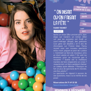 Humour : « On disait qu’on faisait la fête » par Fanny Ruwet