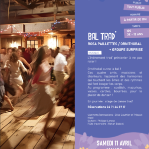 Bal trad’ : Rosa Paillettes / Ornithobal