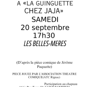 Théâtre à la Guinguette Chez Jaja