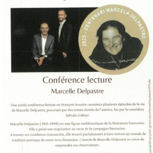 Café littéraire, 3ème édition – Marcelle Delpastre